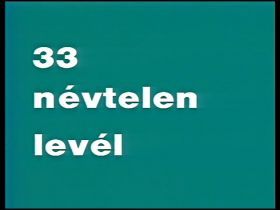 33 névtelen levél (1986) online film